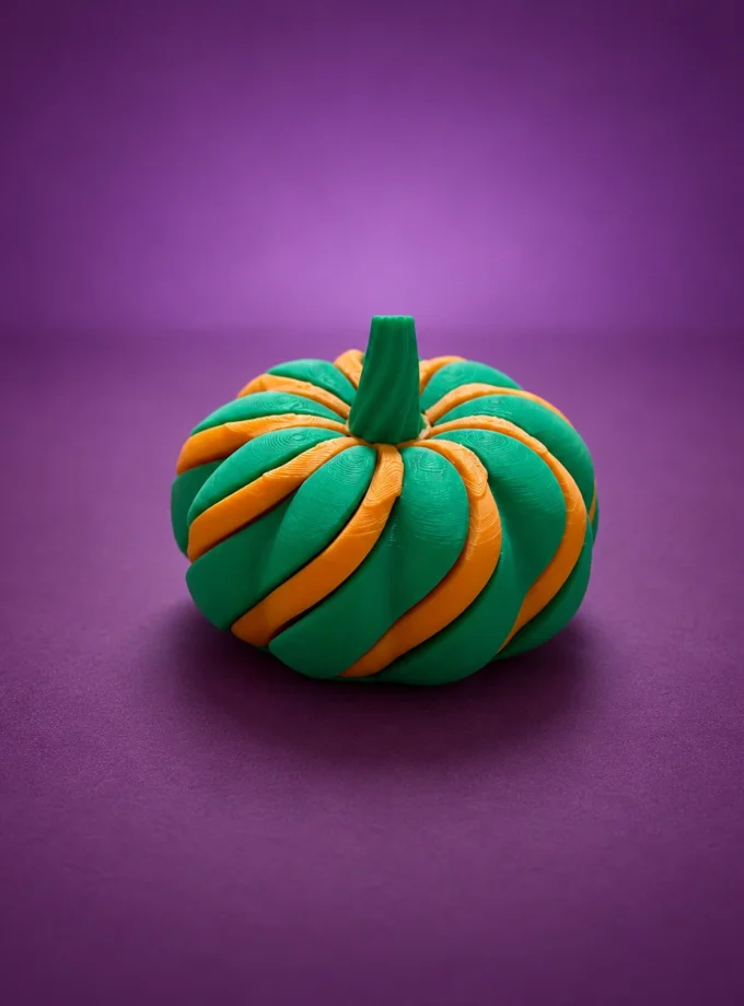 Dovleac Spiral Verde și Portocaliu