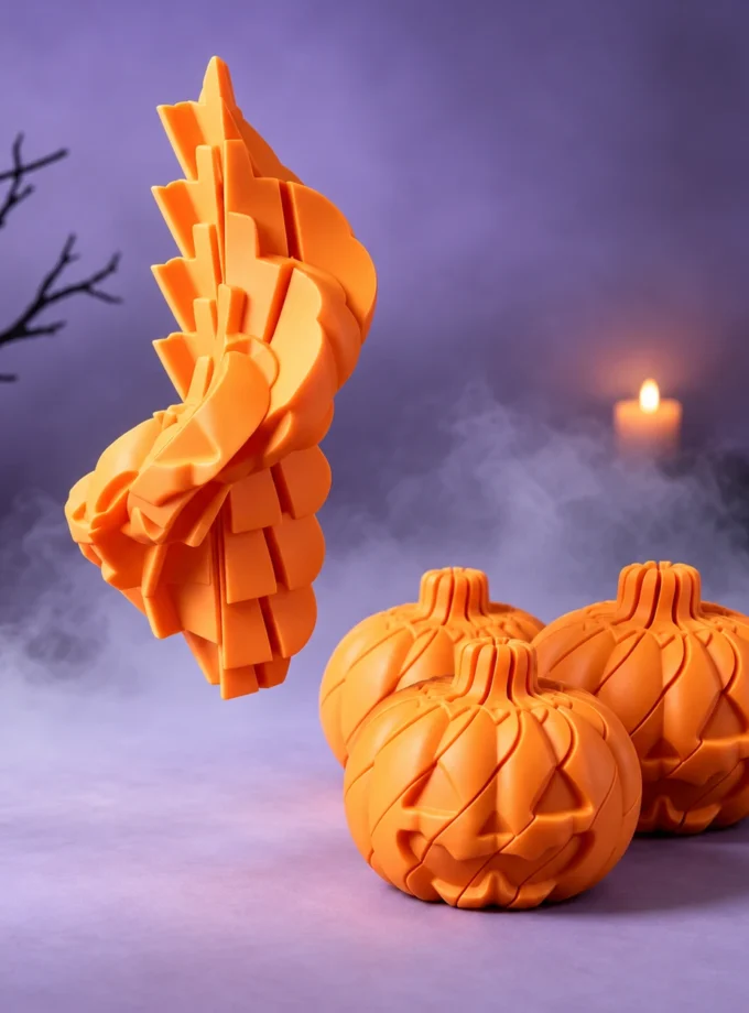 Dovleacul Spiral de Halloween