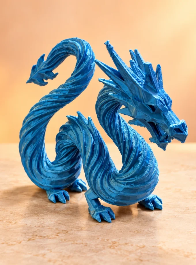 Dragon zburator albastru